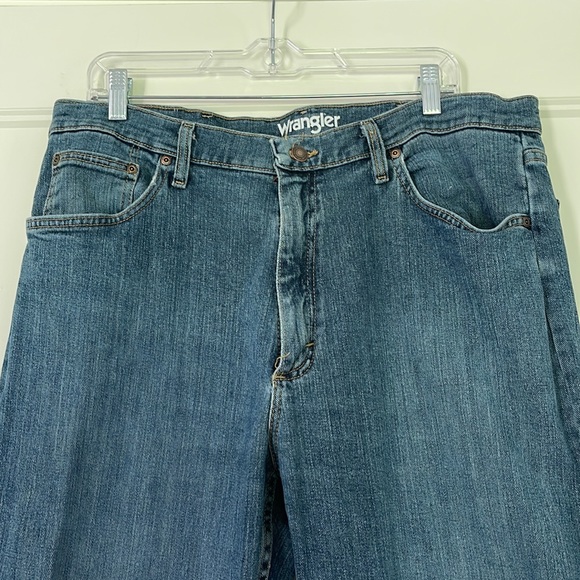 Wrangler Regular Fit Mens Jeans 👖 36x34 - Picture 2 of 10
